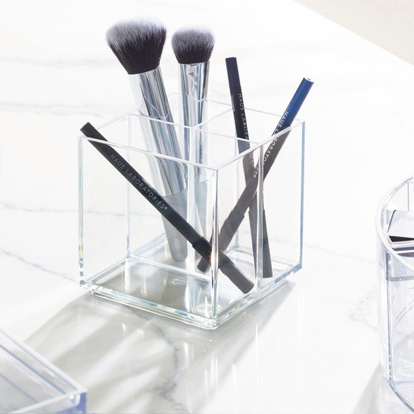 Козметичен органайзер за баня, изработен от рециклирана пластмаса Cosmetic Cube - iDesign-image-1