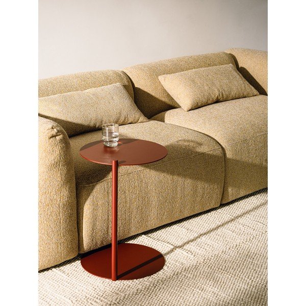 Стоманена кръгла странична масичка 41x40 cm Ande – noo.ma-image-1