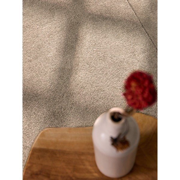 Бежов ръчно изработен килим със смес от вълна 80x150 cm Kari – Villeroy&Boch-image-2