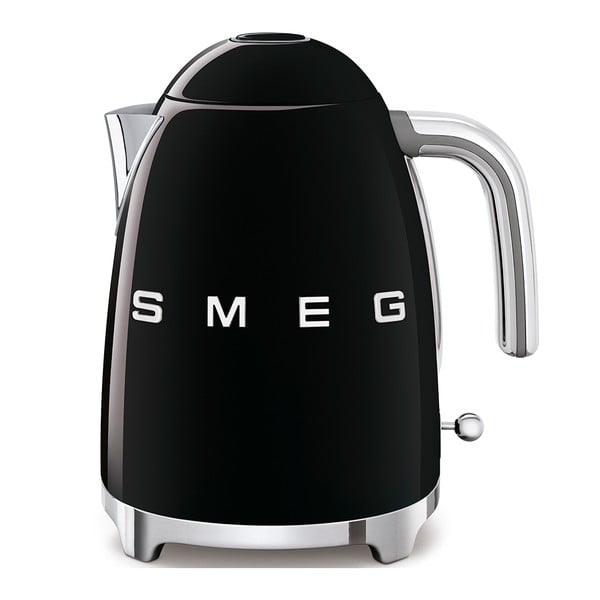 Черна електрическа кана от неръждаема стомана 1,7 l Retro Style – SMEG