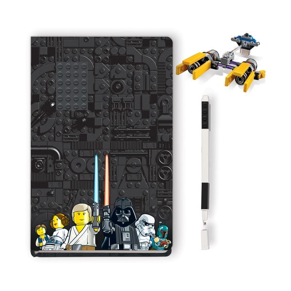 Комплект тетрадка, химикалка и комплект Star Wars Podracer - LEGO®