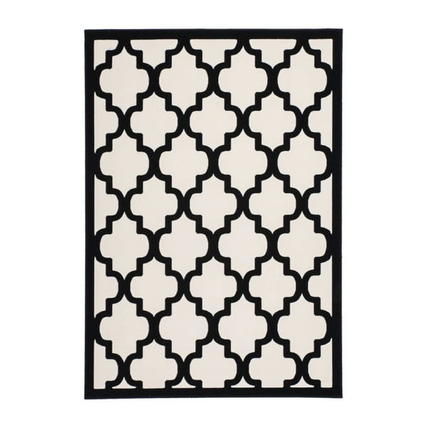 Černý koberec Kayoom Maroc 3087, 80 x 150 cm
