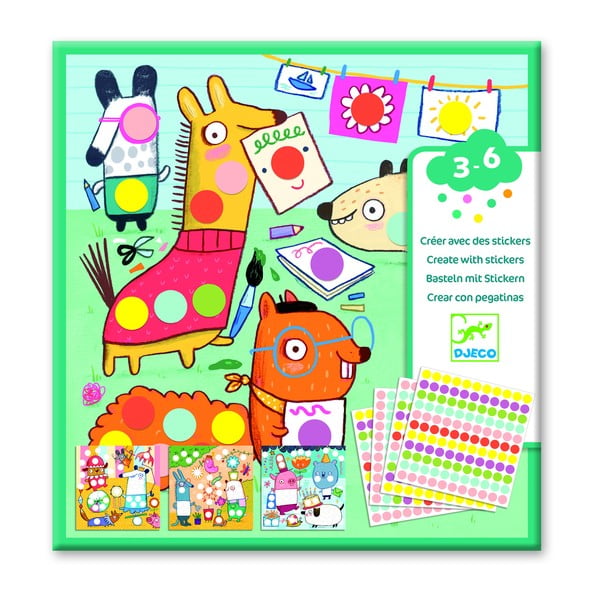 Арт комплект Polka dots - Djeco-image-1