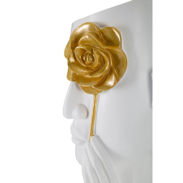 Бяла ваза от полирезин 27 cm Fiore - Mauro Ferretti-image-4