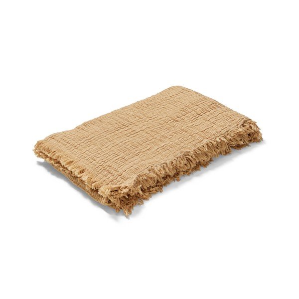 Бежова покривка за двойно легло 190x240 cm Reloved - JUNA-image-2