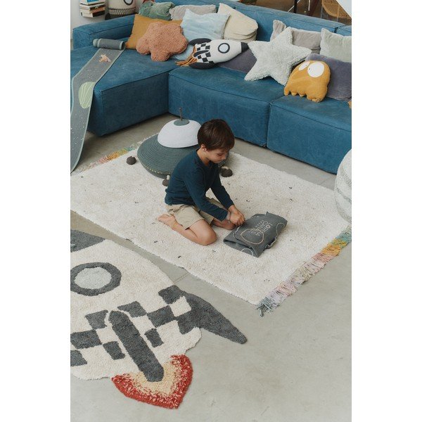 Памучна детска възглавница 54x54 cm Stella Blue Sage – Lorena Canals-image-1