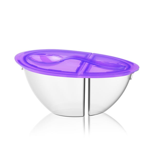 Přenosná miska na jogurt Flip N' Pour Violet