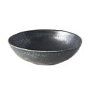 Черна овална керамична купа, ø 17 x 15 cm BB - MIJ