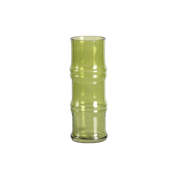 Зелена стъклена ваза Kane, височина 25 cm - WOOOD