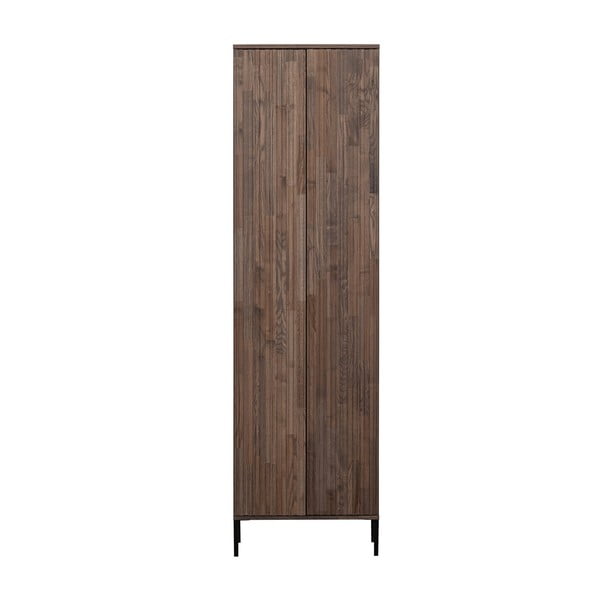 Кафяв шкаф от ясенова дървесина 60x210 cm Gravure - WOOOD