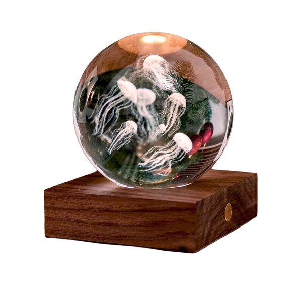 Тъмнокафява светлинна декорация с USB Amber – Gingko