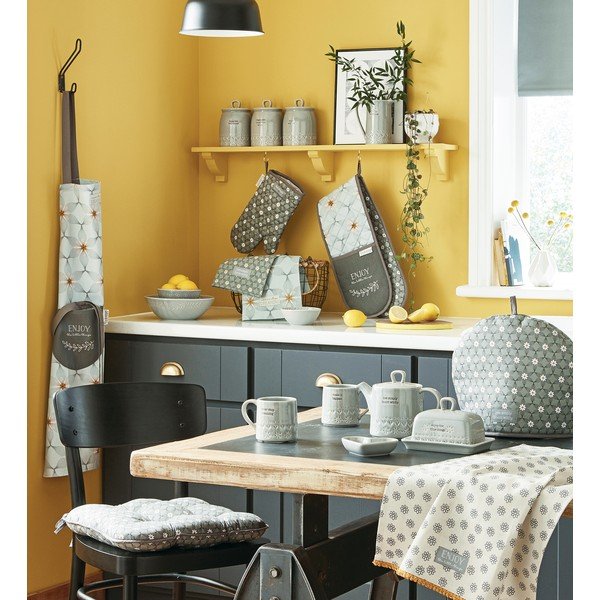 Сива памучна възглавница за седалката Purity - Cooksmart ®-image-3