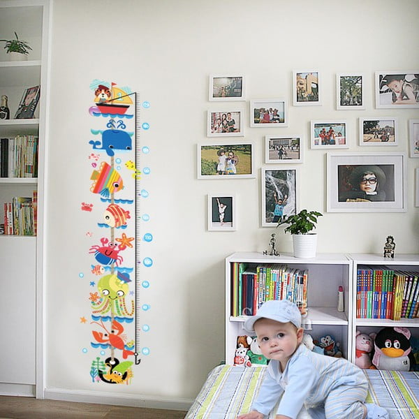 Детски стикер - лента за врата или стена 25x170 cm Sea Animals – Ambiance