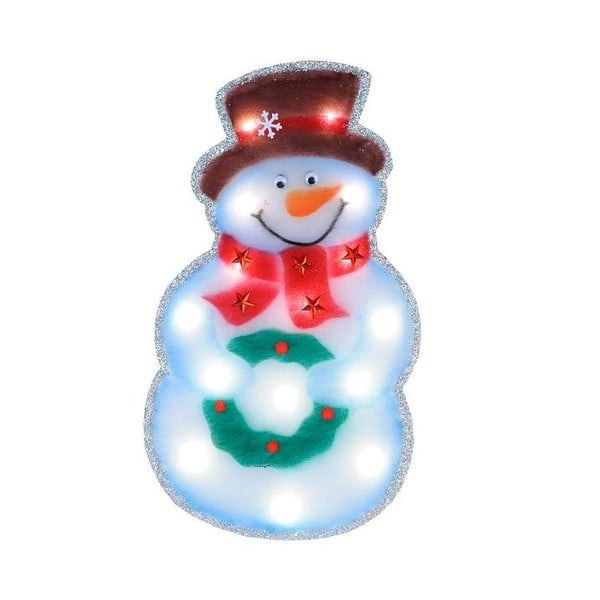 Svítící LED dekorace Snowman Silhouette