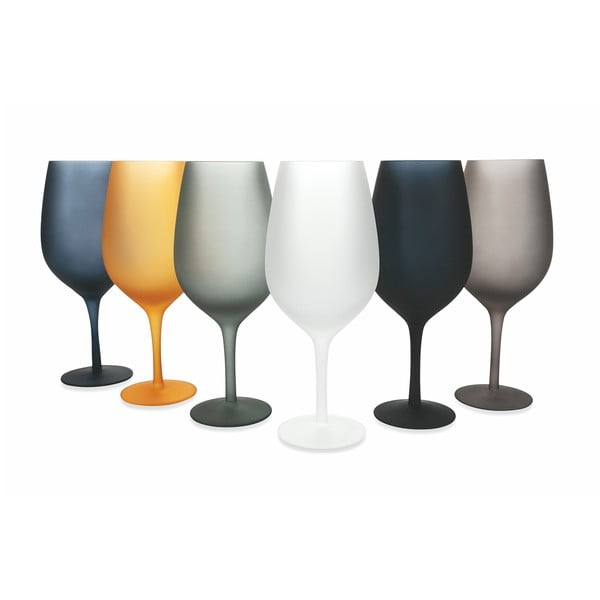 Комплект от 6 цветни чаши за вино Cala Dorada - VDE Tivoli 1996