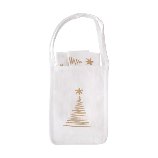 Памучни кърпи с торбичка в комплект с коледни мотиви 50x70 cm – Orion-image-4