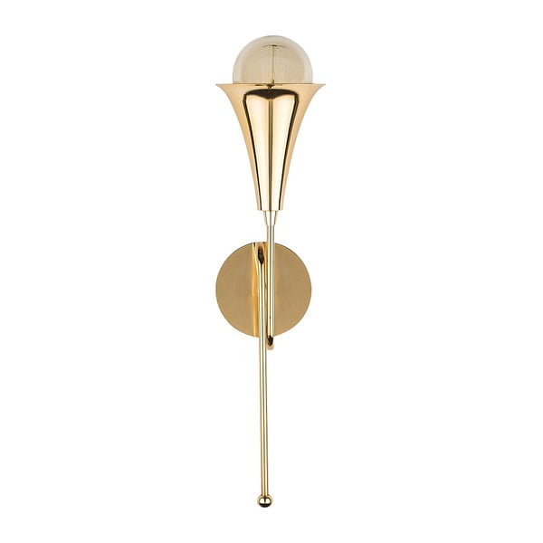 Метална стенна лампа в златисто Opviq lights Isidor - Opviq lights-image-1