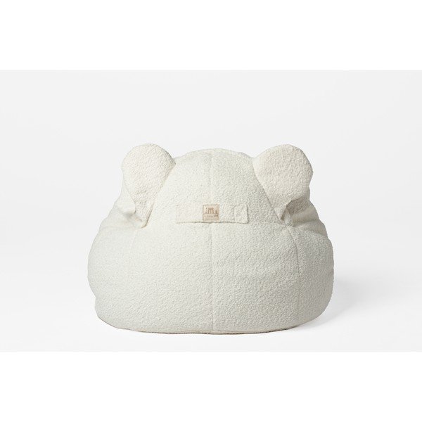 Кремав детски пуф Bear – The Brooklyn Kids-image-2