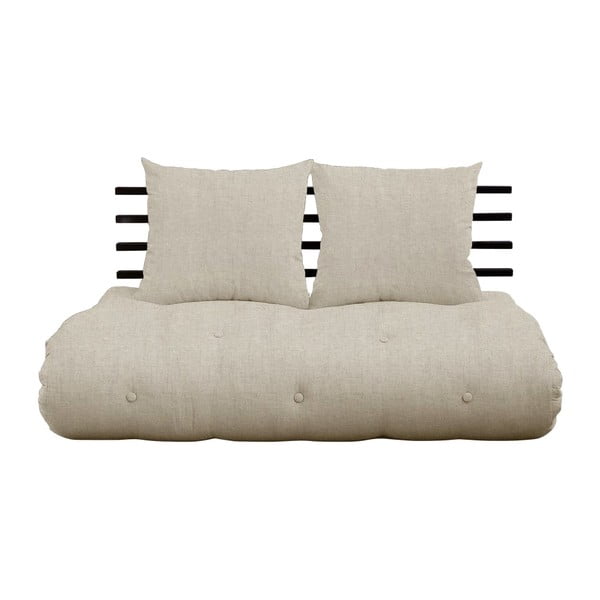 Променлив диван Черно/Линено бежово Shin Sano - Karup Design