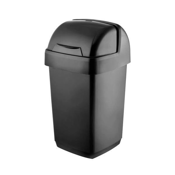 Черно кошче за боклук, 22,5 x 23 x 42,5 cm - Addis