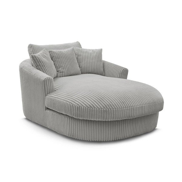 Сиво кресло от рипсено кадифе Belem – Bobochic Paris