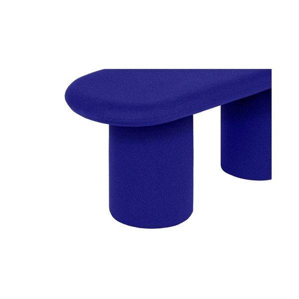 Синя вълнена подплатена пейка Rull – noo.ma-image-2