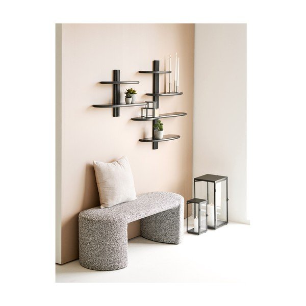 Стъклен фенер 2 бр. (височина 50 cm) Ibra – House Nordic-image-1