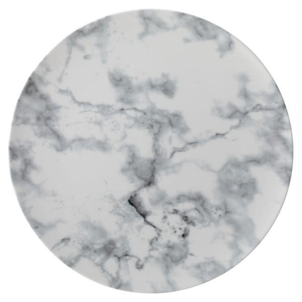 Чиния от бял и черен порцелан Villeroy & Boch Marmory, ø 27 cm Like Marmory - like | Villeroy & Boch