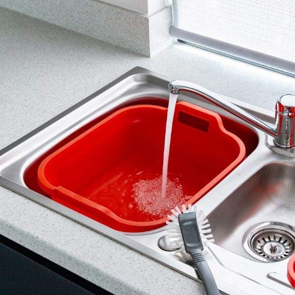 Черен пластмасов леген с две дръжки , 39 x 32 x 14 cm - Addis-image-2