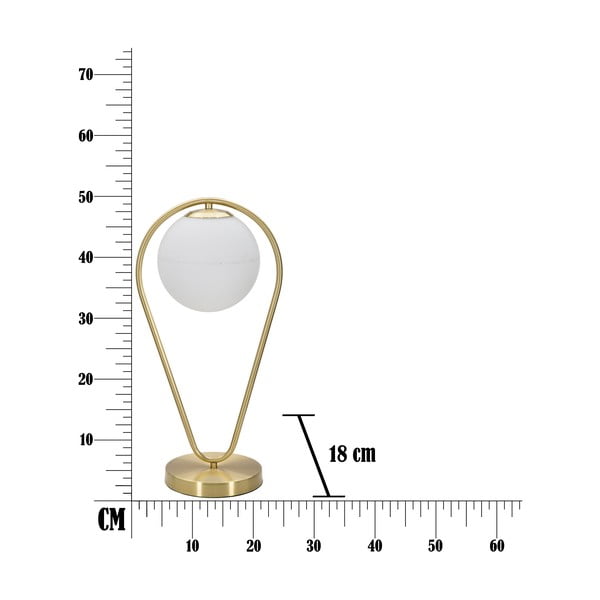 Mauro Ferretti Настолна лампа Glamy в златисто Drop - Mauro Ferretti-image-4