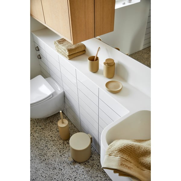 Бежова керамична чаша за четка за зъби Ume - Zone-image-4