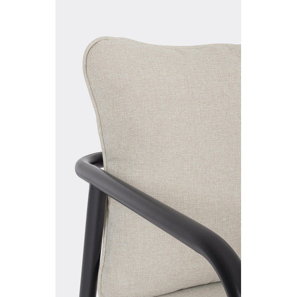 Бежов стоманен градински комплект за отдих за 4 Ostuni – Bizzotto-image-2