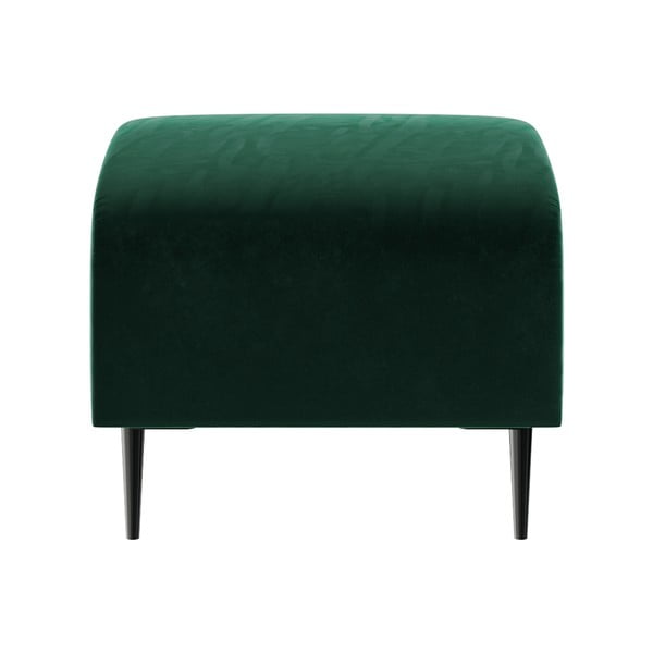 Тъмнозелено кадифено столче за крака Shel - Ghado-image-2