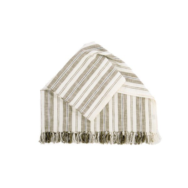 Зелено памучно одеяло 150x200 cm Indira – Tiseco Home Studio-image-3