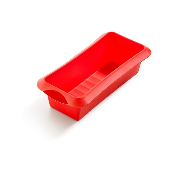 Червена силиконова форма за печене, дължина 24 cm - Lékué