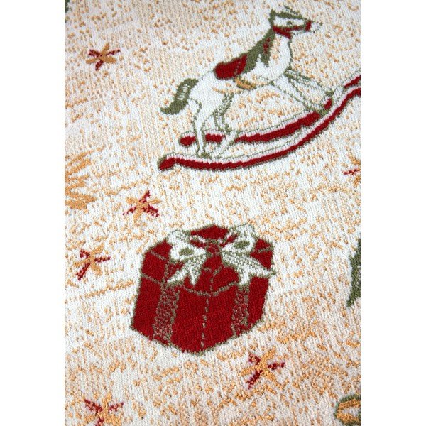 Зелен килим с коледен мотив със смес от памук 160x230 cm Toy's Delight Green Christmas – Villeroy&Boch-image-3