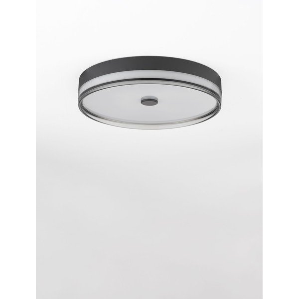Матово черно стоманено LED затъмняващо се осветително тяло за таван Helios – Nova Luce-image-3