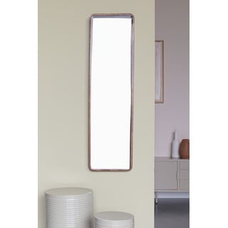 Стенно огледало от масивно дърво 34x120 cm Nyko – White Label
