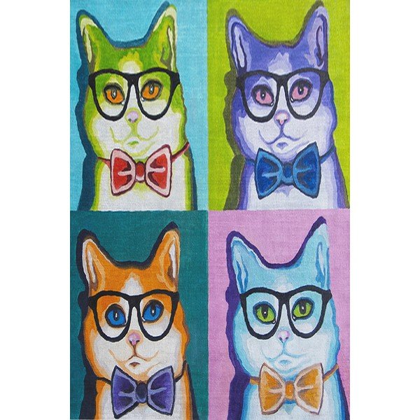 Детски нехлъзгащ се килим Животни, 80 x 200 cm - Conceptum Hypnose-image-4