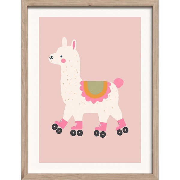 Детска картина 30x40 cm Roller Llama – Styler