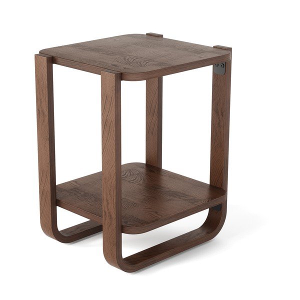 Масичка за кафе от евкалиптова дървесина 38x42 cm Bellwood - Umbra-image-3