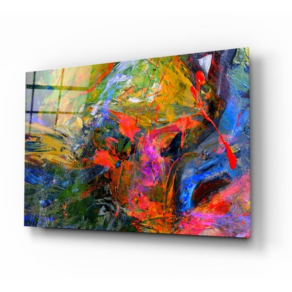 Картина върху стъкло , 72 x 46 cm Color Burst - Insigne