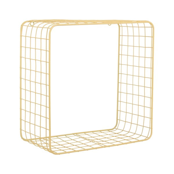 Светложълти стоманени стенни рафтове в комплект от 2 бр. 35 cm Reja – PT LIVING-image-2