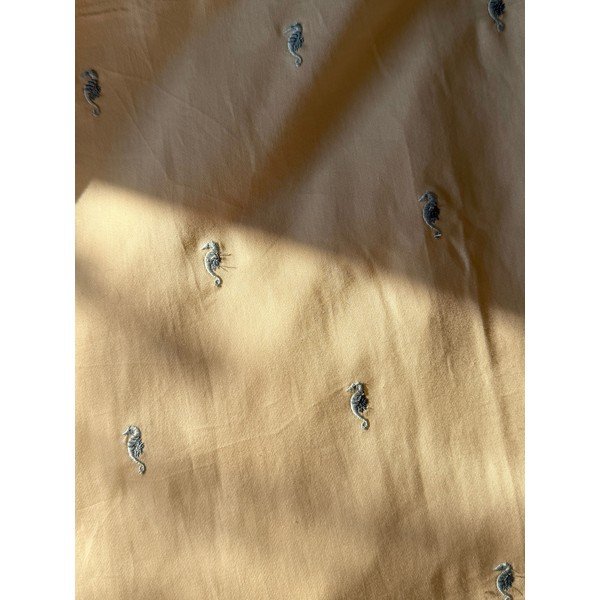 Светложълто детско спално бельо от органичен памук 70x100 cm Sea Garden – Cam Cam Copenhagen-image-4