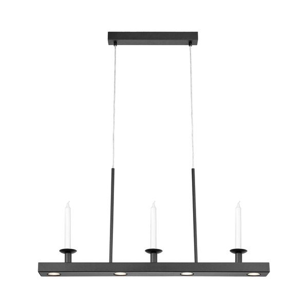 Черно метално LED затъмняващо се висящо осветително тяло Dining – Markslöjd