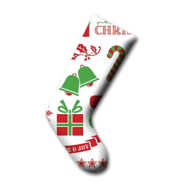 Dekorativní vánoční ponožka 4, 45cm