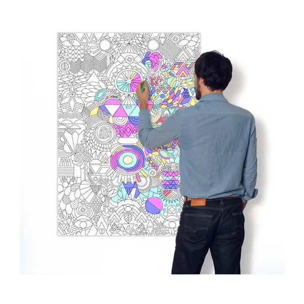 Omalovánka OMY Patchwork (70 x 100 cm)-image-2