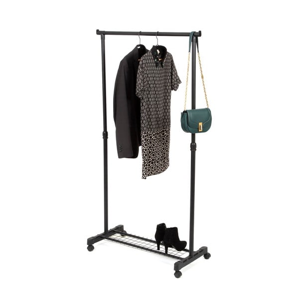 Черен регулируем стелаж за дрехи Loft - Compactor-image-3