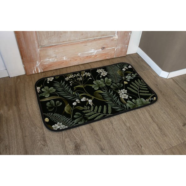 Изтривалка 45x75 cm White and Green Beauty – Butter Kings-image-1