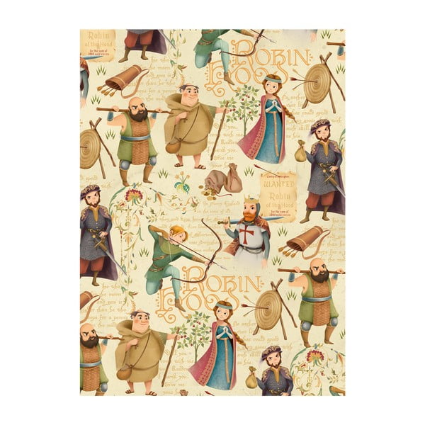 Тетрадка с химикалка 50 страници формат A6 Robin Hood - Kartos-image-1